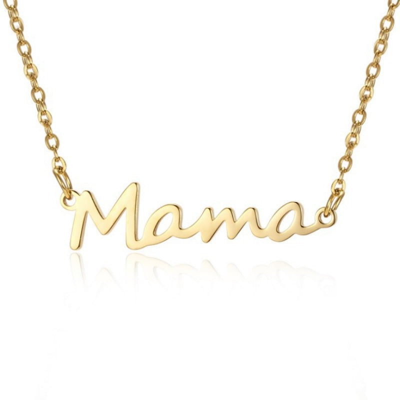 Wholesale Mother's Day Mama Alloy Necklaces